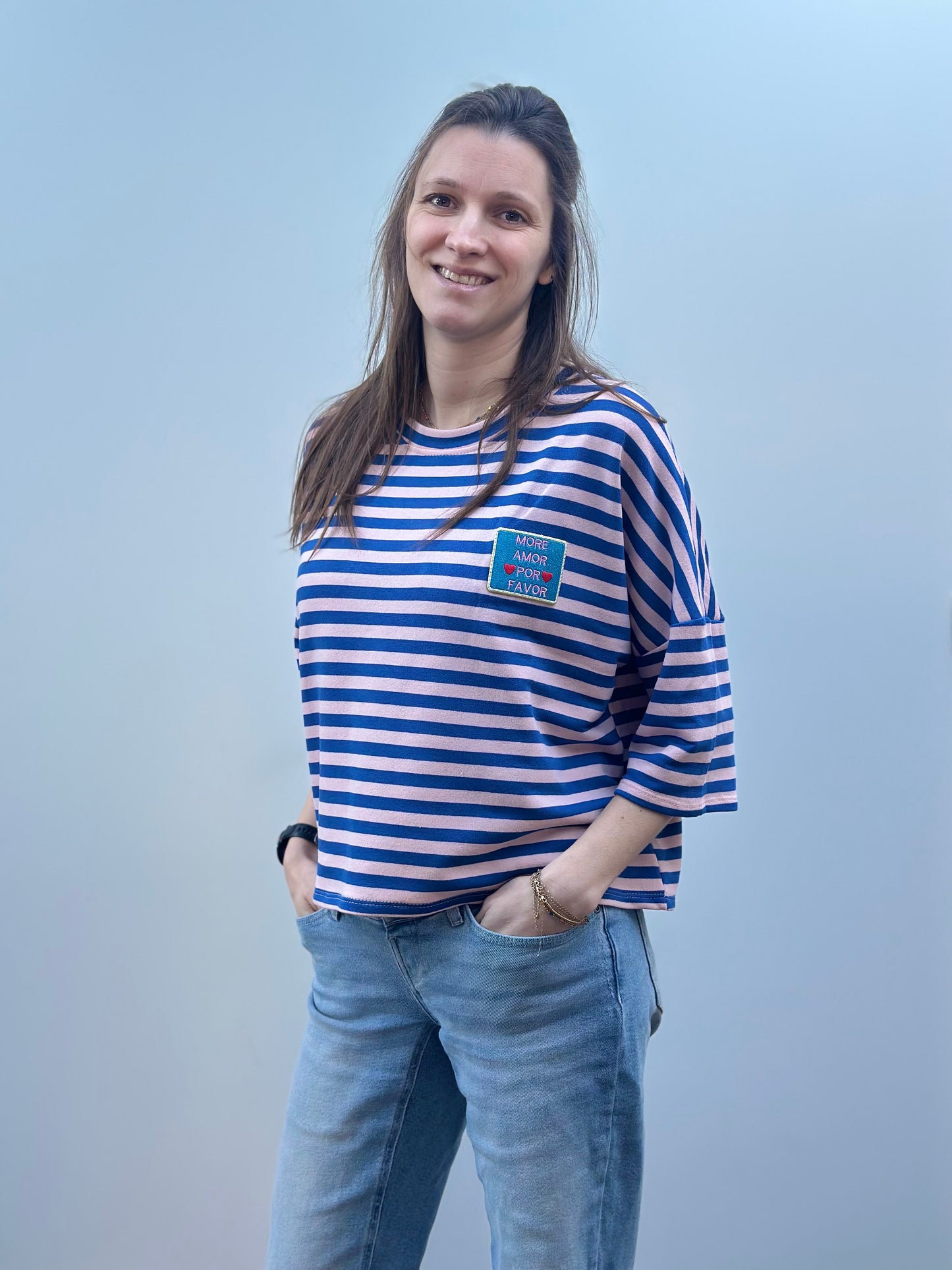 Flo t-shirt | Cobalt - Lichtroos