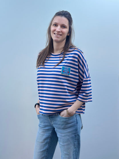 Flo t-shirt | Cobalt - Lichtroos