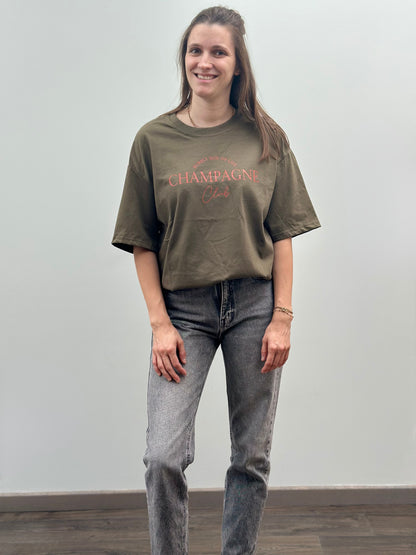 Champange t-shirt | Kaki