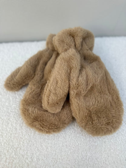 Wanten fluffy beige