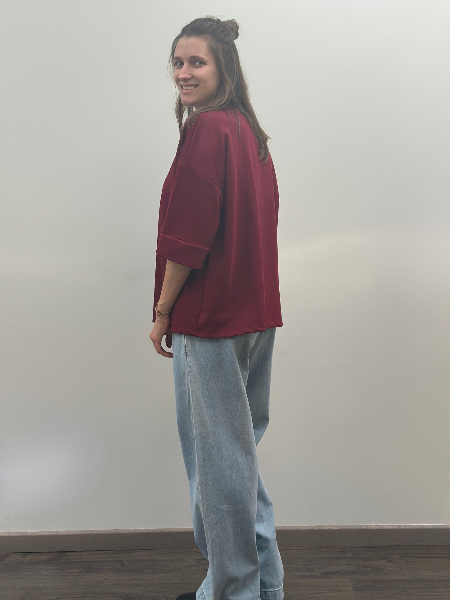 Nell t-shirt | Bordeaux