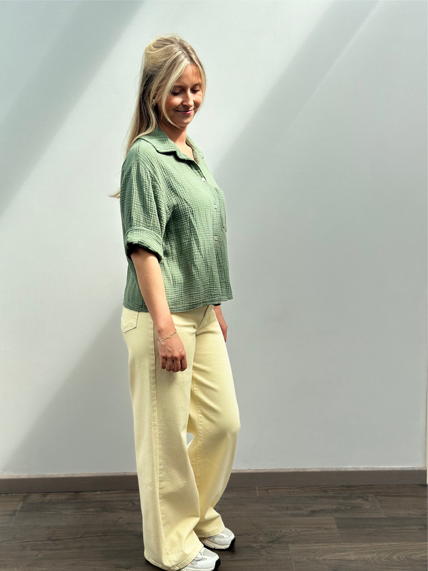 June Blouse | Kaki