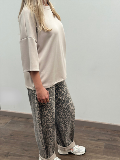 Basic t-shirt | Taupe