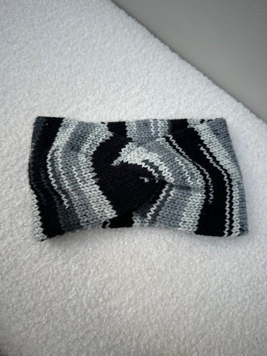 Haarband zwart/grijs