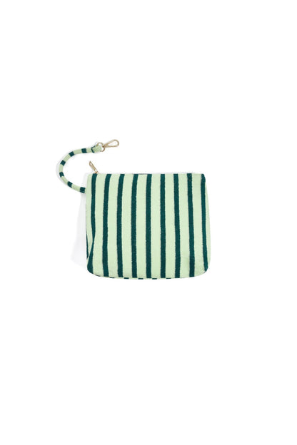 Shopping bag streep | Groen/lichtgroen