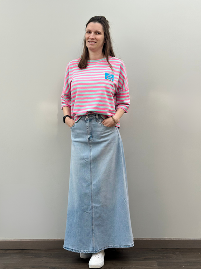 Flo t-shirt | Roos - Turquoise