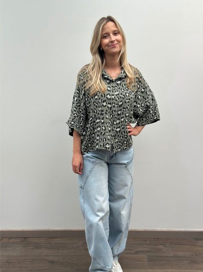 Leo blouse | Kaki