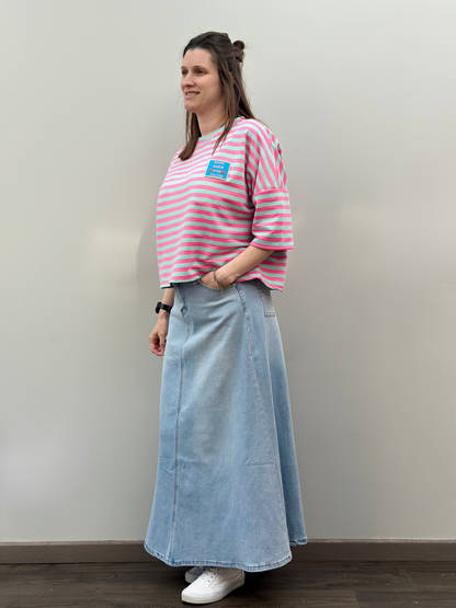 Flo t-shirt | Roos - Turquoise