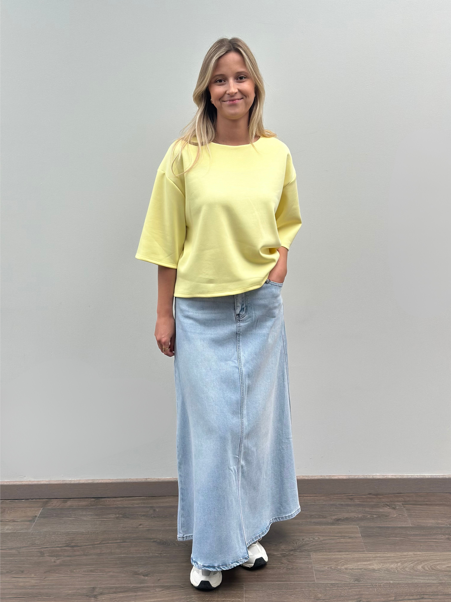 Lexi T-shirt | Geel