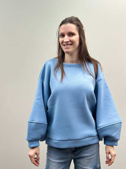 Feli Sweater | Jeansblauw