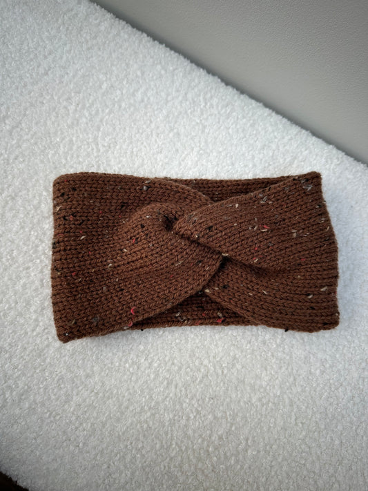 Haarband spikkel bruin