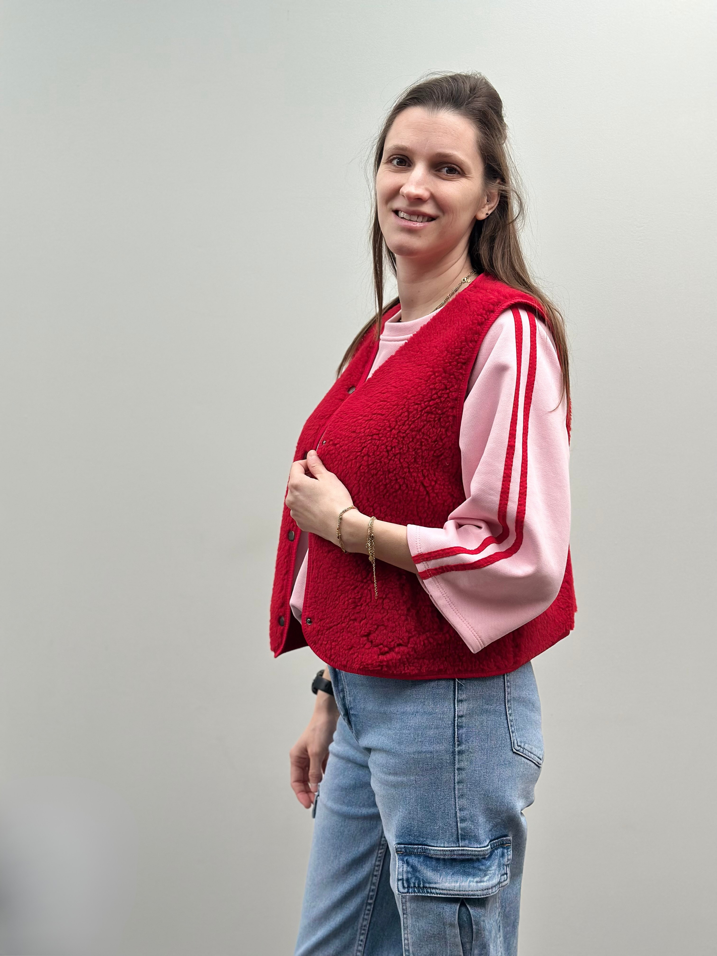 Ivy Gilet | Rood