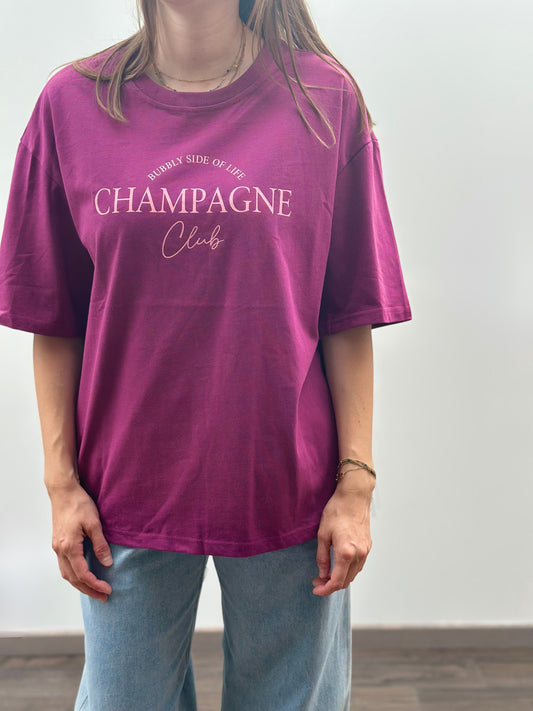 Champange t-shirt | Magenta
