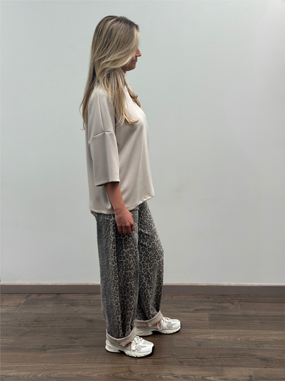 Basic t-shirt | Taupe