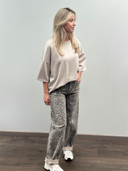 Basic t-shirt | Taupe