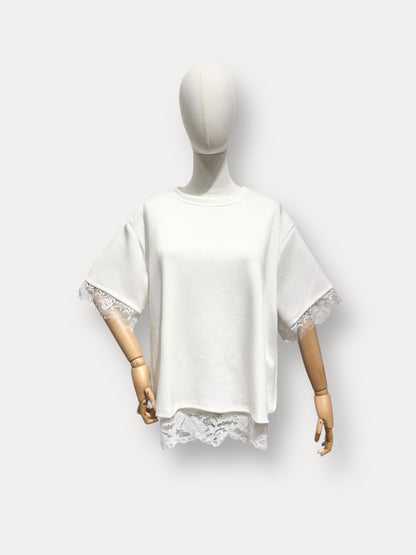 Lea T-shirt | Wit