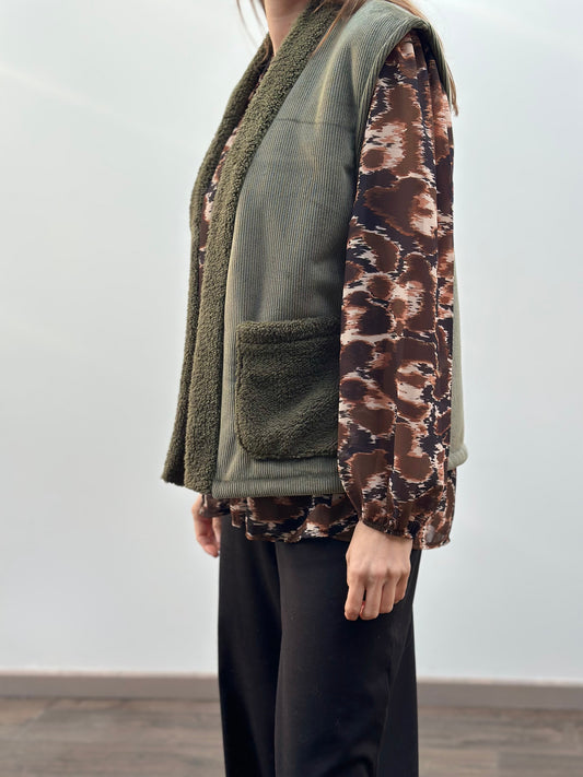 Teddy Jacket | Kaki