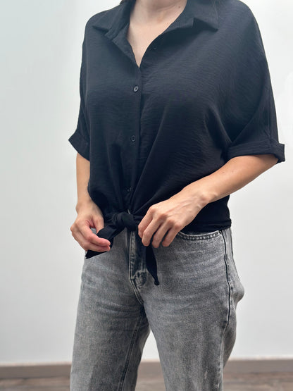 Travi Blouse | Zwart
