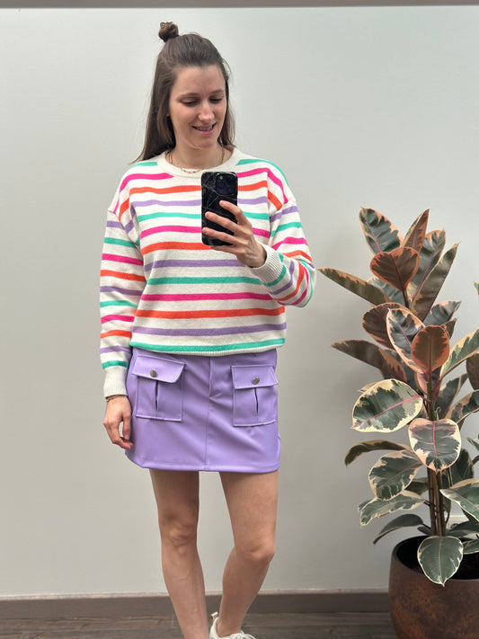 Alix Skort | Paars