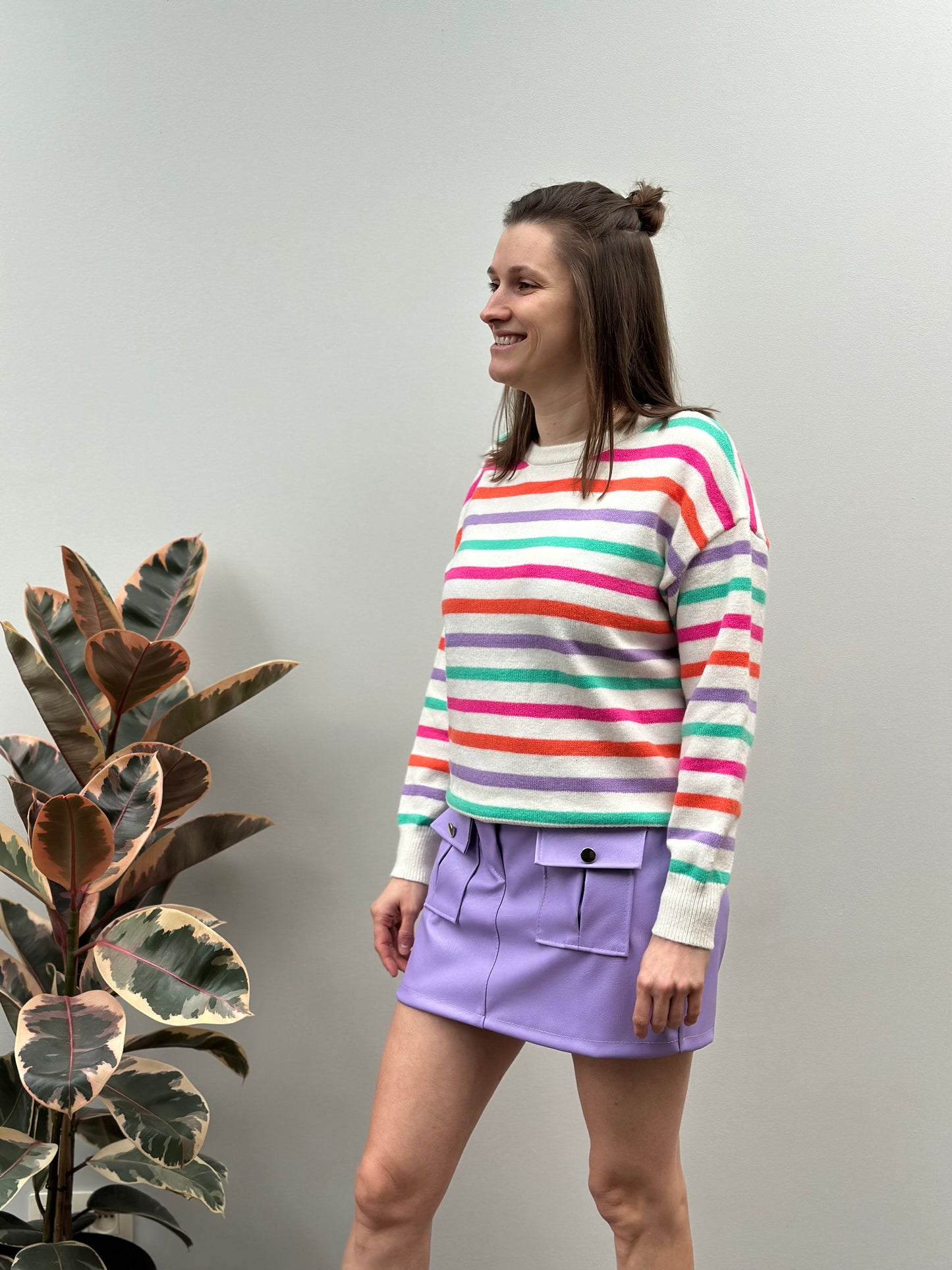 Alix Skort | Paars
