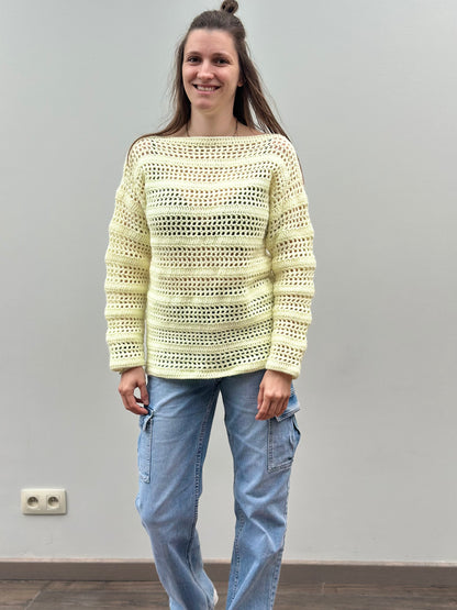 Handmade Sweater | Geel