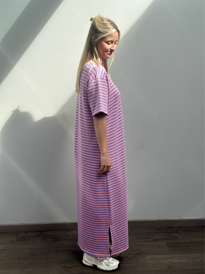 Edi dress | Paars - Roos