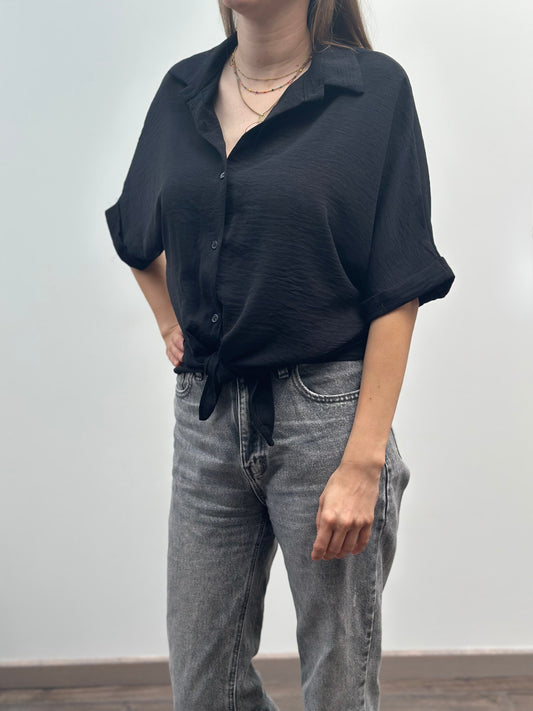 Travi Blouse | Zwart