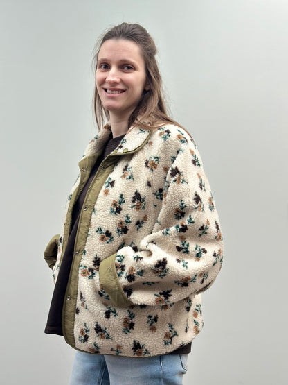 Sia Jacket | Flowers kaki