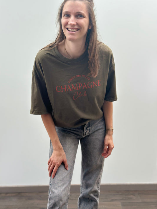 Champange t-shirt | Kaki