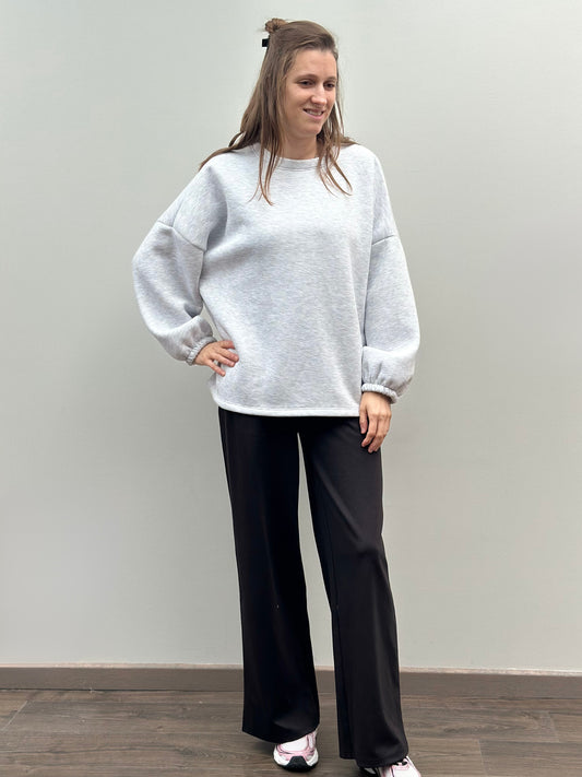 Salut Sweater | Lichtgrijs