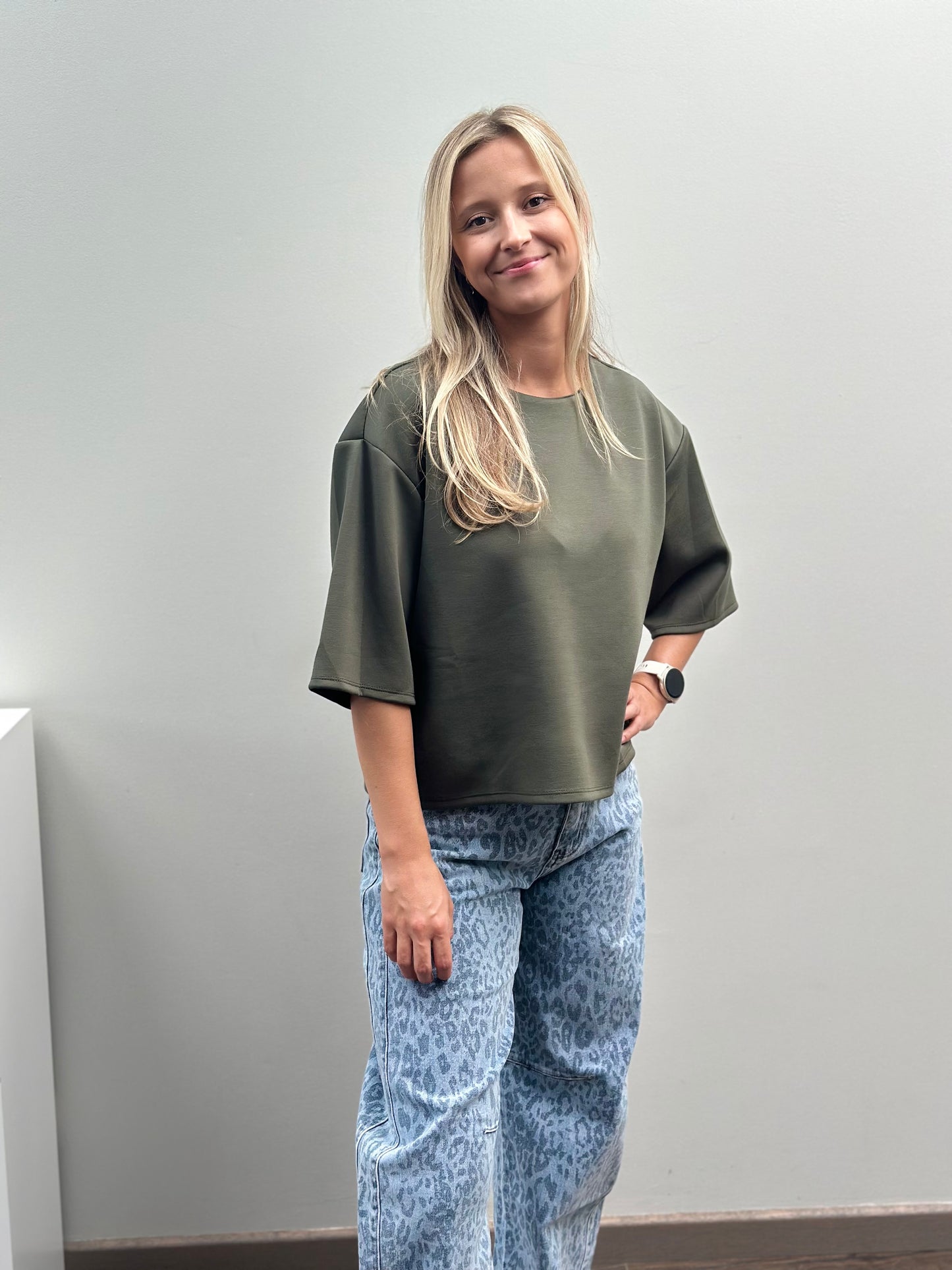 Lexi T-shirt | Kaki