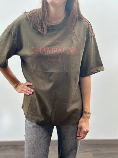 Champange t-shirt | Kaki
