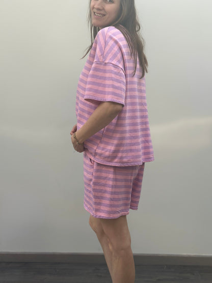 Set Stripe | Short + T-shirt