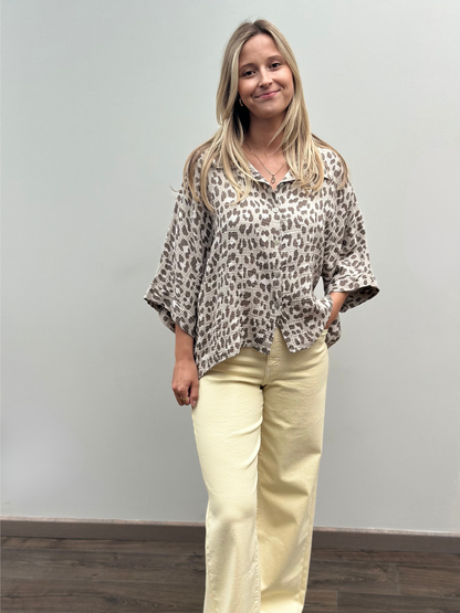Leo blouse | Beige