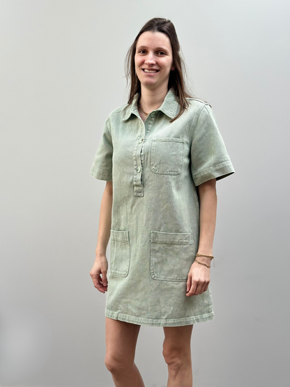 Alexia Dress | Muntgroen