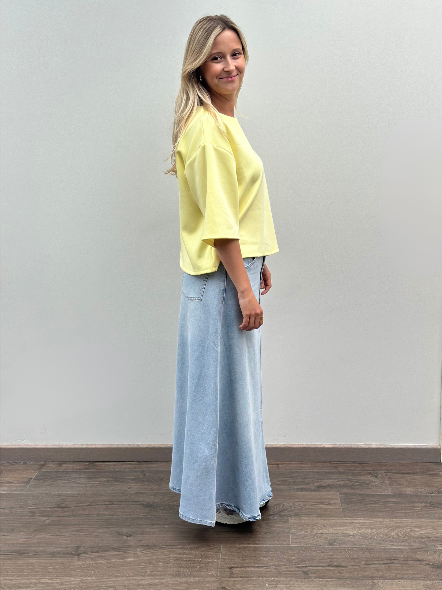 Lexi T-shirt | Geel