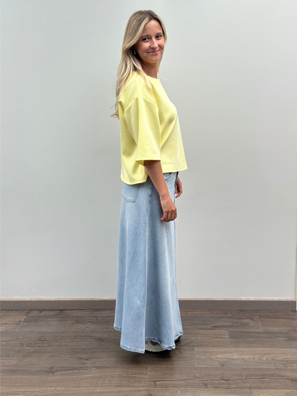 Lexi T-shirt | Geel
