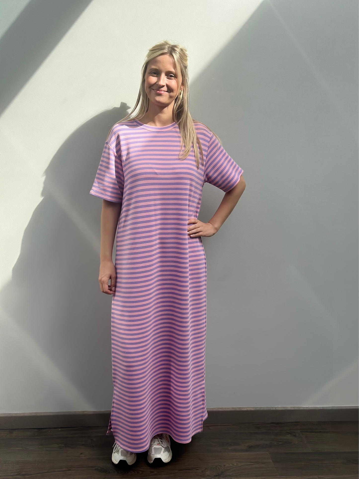 Edi dress | Paars - Roos