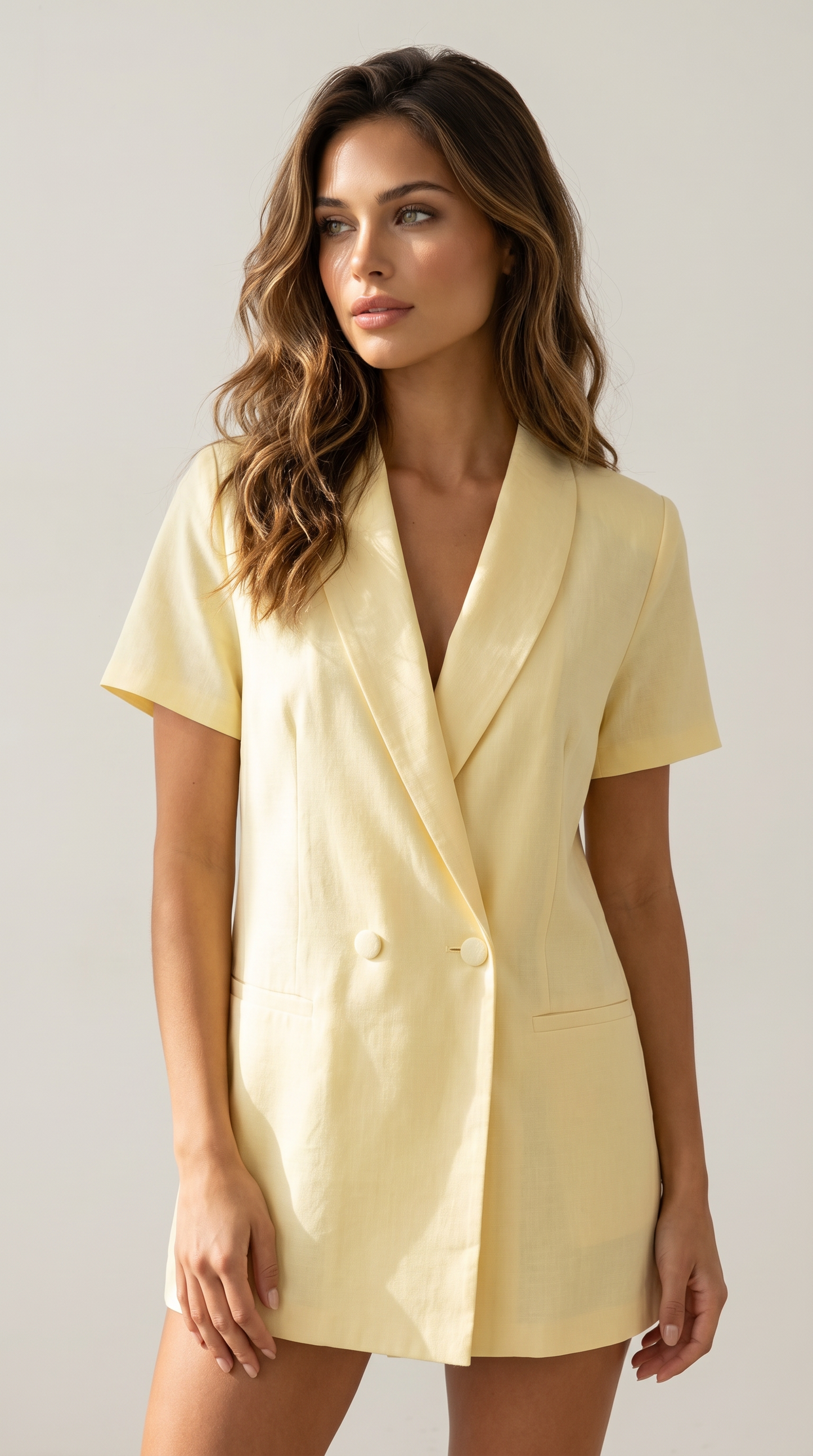 Lex blazer playsuit | Geel