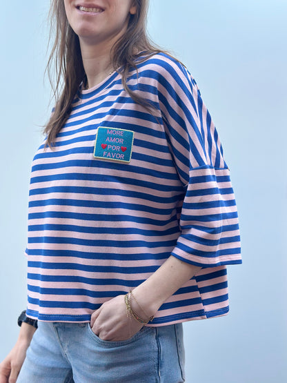 Flo t-shirt | Cobalt - Lichtroos