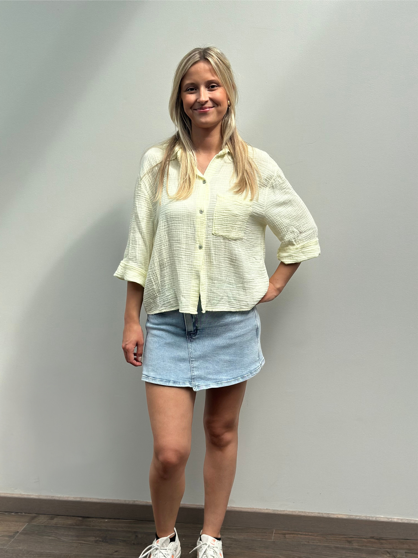 June Blouse | Geel