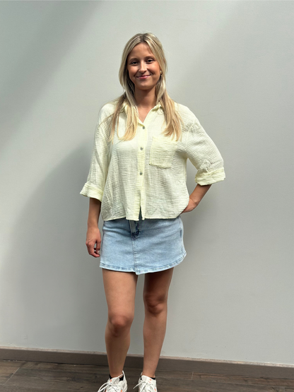 June Blouse | Geel