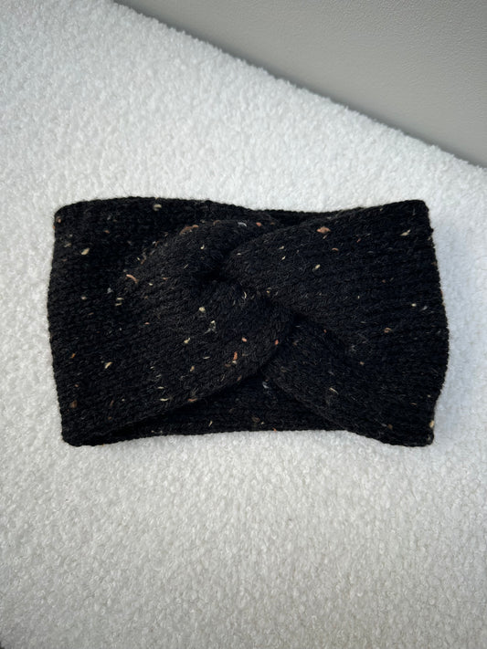 Haarband spikkel zwart