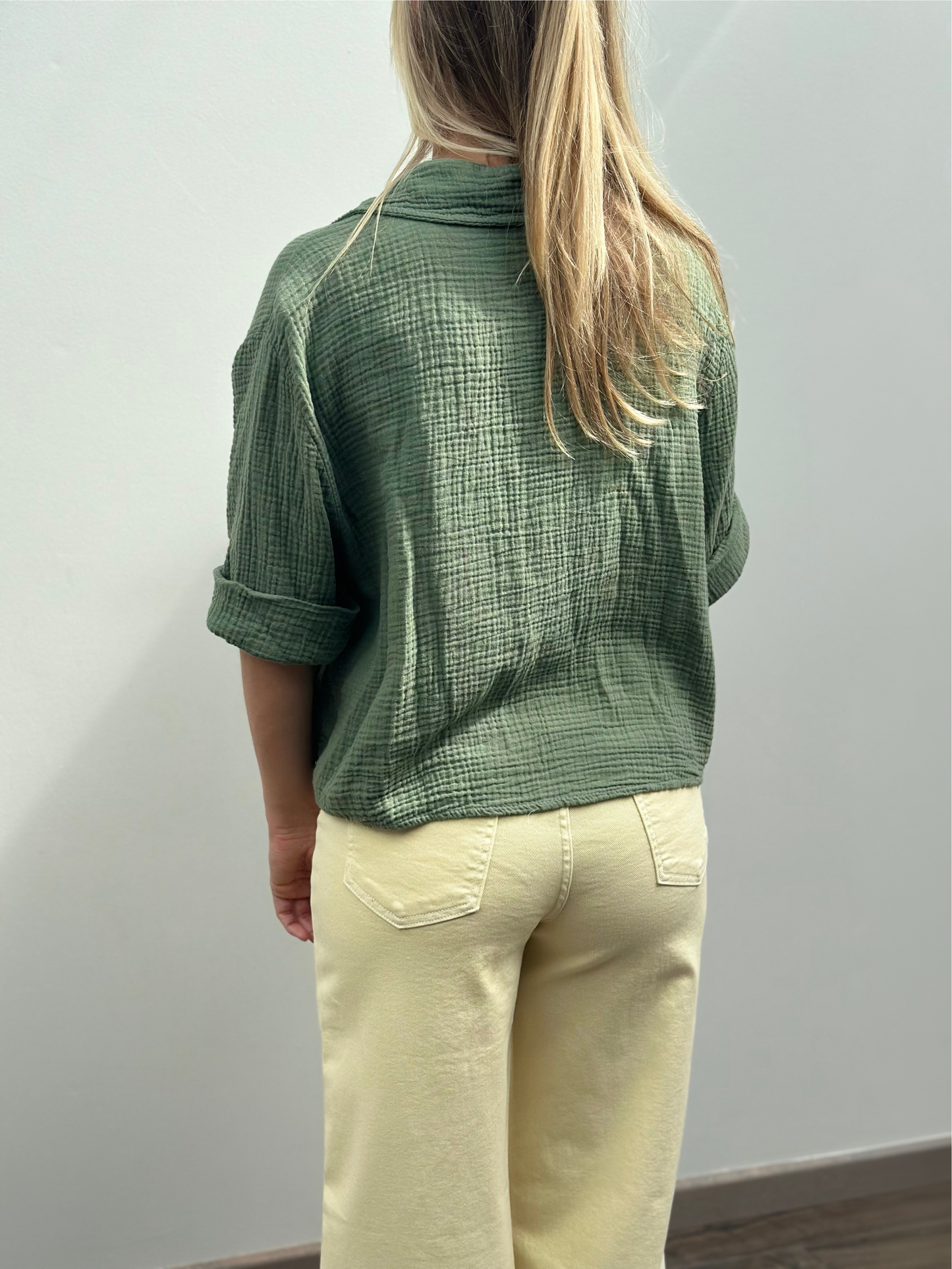 June Blouse | Kaki