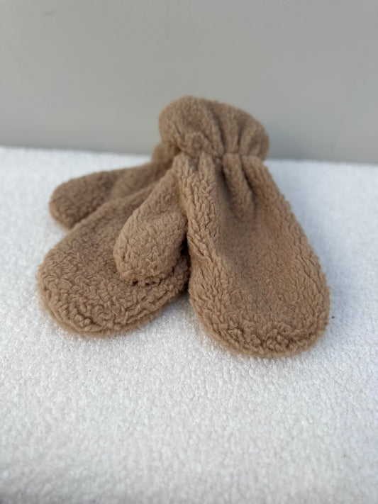 Wanten teddy beige