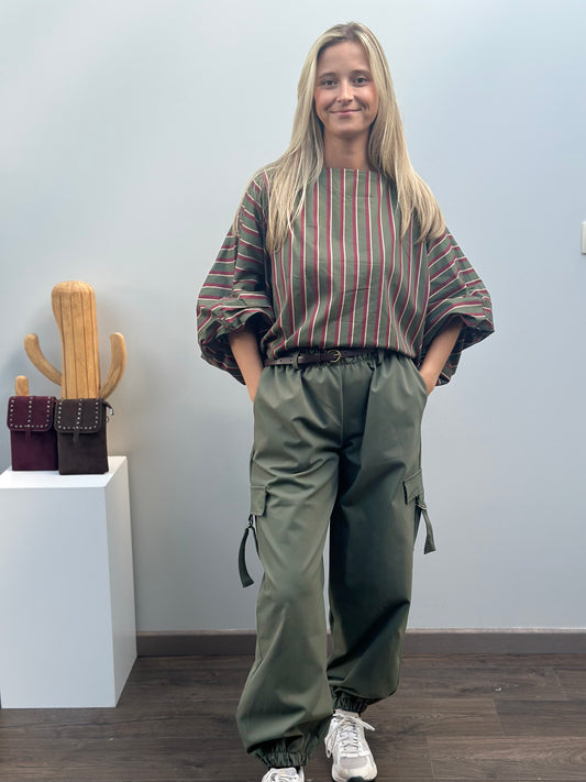 Cargo broek | Kaki