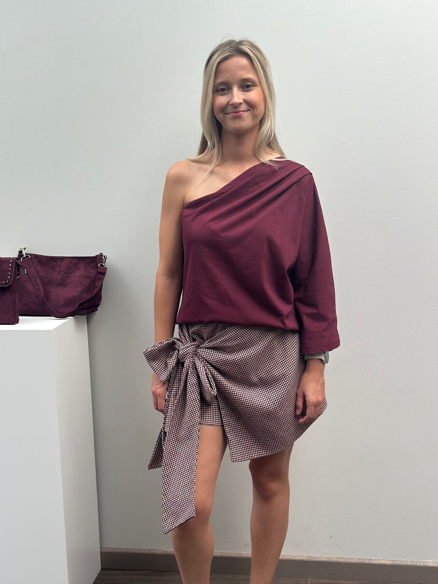 Suze T-shirt | Bordeaux