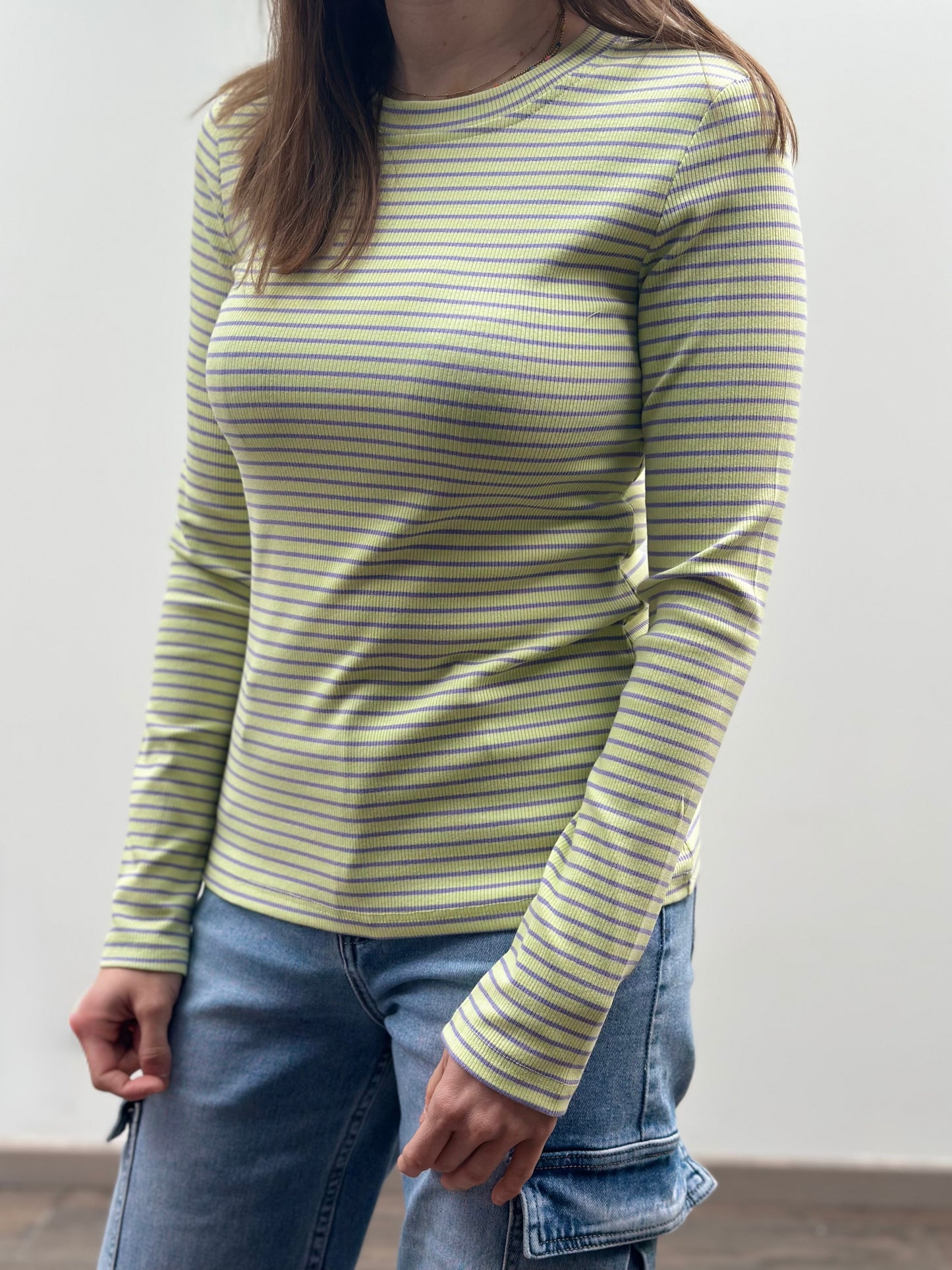 Rani T-shirt | Limoengroen