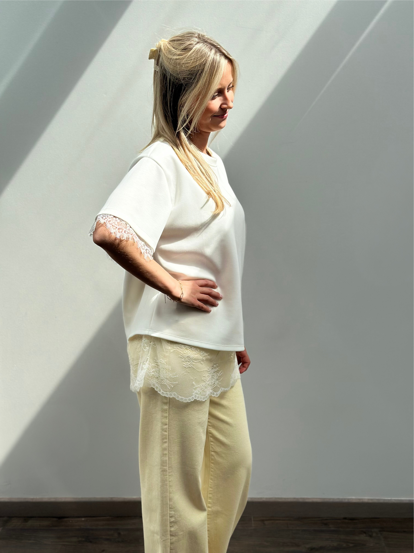 Lea T-shirt | Wit