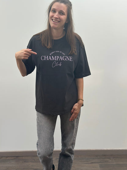 Champange t-shirt | Donkergrijs